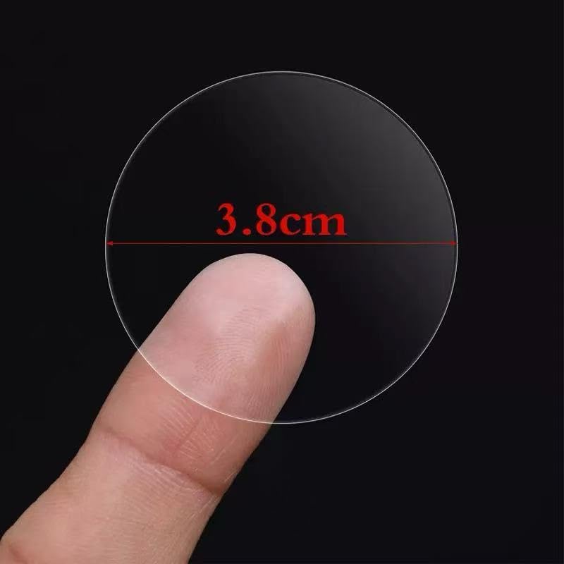 1.5" 500pcs Clear Seal Stickers, Transparent Envelope Mail Waterproof Stickers Circle Self-Adhesive Seals for Gift Wrap, Packages, Envelope, Cosmetic Box, Gift Bag, Sticky Round Label