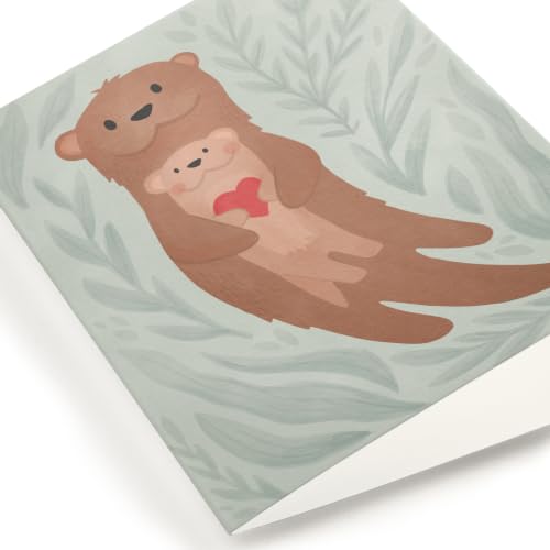 Minted | Blank Greeting Card, 5x7 w/Envelope | Grandma Otter | Independent Artist-Designed with Quality Materials - color: Grandma Otter