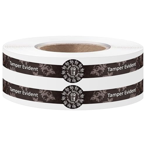 800 PCS Safe Secure Tamper Evident Seals Stickers for Drink Lids