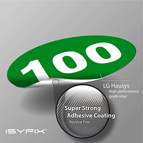 iSYFIX Green Consecutive Number Stickers, 1 to 100, 1 Inch, 1 Set - color: Green, size: 1-inch