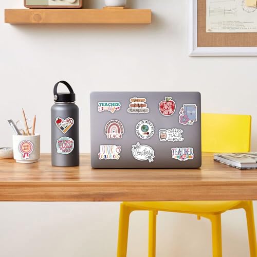 Teacher Stickers 110PCS, Vinyl Waterproof,Teacher Appreciation - color: Teacher Stickers