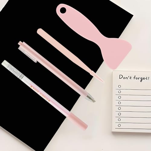 Yucenora 4 PCS Pink Scrapbooking Tools Set - color: Pink