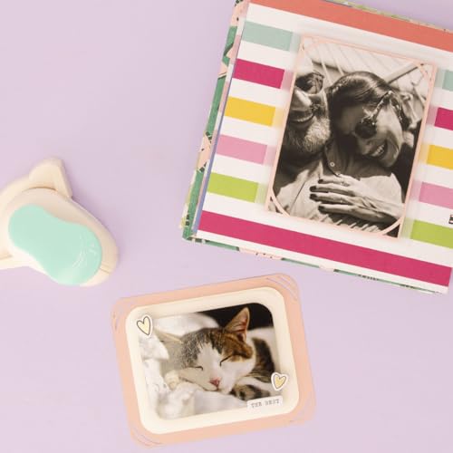 Craftelier - Croissant Shaped Corner Punch with Snap Lever for Curved Die Cutting on Paper and Cardboard | Specially for Scrapbooking and Crafting | Shape Size 25 mm Diameter - size: Croissant