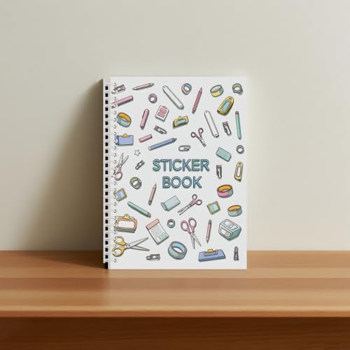 B5 Reusable Sticker Collecting Book Blank Sticker Album (Style A White) - color: Style A White