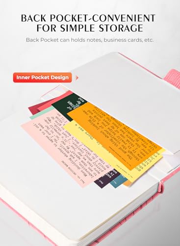 AISBUGUR Pocket Notebook 3.7" x 5.7" Small Notebook 2 Pack,Pink - color: Pink, size: 2 Pack