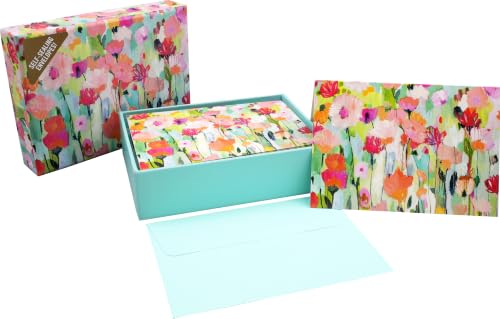 Spring Meadow Note Cards (14 cards, 15 self-sealing envelopes)