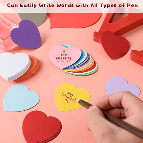 360 Pcs Heart Cutouts Paper Shapes, Assorted Color Valentine Hearts Cardstock Heart Cut Out Decorations for Valentine’s Day, Wedding, Party & Bulletin Board Seasonal Display