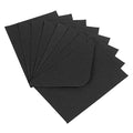 PATIKIL Mini Envelopes, 100 Pack Mini Gift Card Business Card Envelope for Greeting Weddings, Black - color: Black