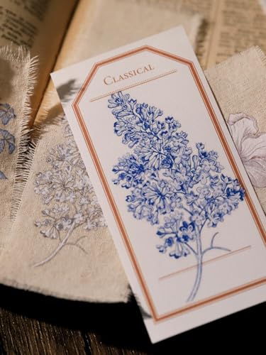 CATaireen Rub on Transfers for Crafts Vintage Scrapbooking Stickers Small Decals Adults Journaling DIY Supplies Use for Fabric Paper Wood Stone Canvas Acrylic Cloth (Plants Outline) - style: Plants Outline