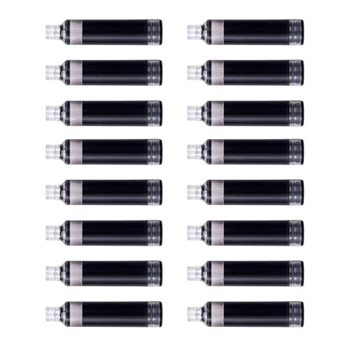 WRITECH W-1784 Cartridge Black Ink: 16ct for Clictek Fountain Pen - color: 16ct Black Cartridges