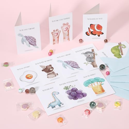 Mr. Pen- Funny Notecards with Envelopes, 24 Set, Funny Cards for Kids - size: 4x6 inches