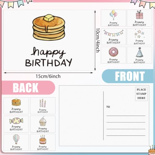 Kosiz 120 Pcs Cute Birthday Cards Bulk 4 x 6 Inch - style: Cute Birthday
