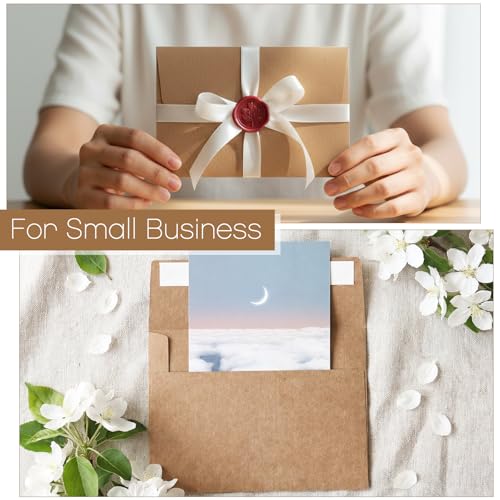 Fainne 600 Pack Kraft Envelopes for Invitation, 120 GSM,A2, 4.375 X 5.75 in | Brown Envelopes for Invitation, 120 GSM Gift Card for Office, Wedding, Gift, Party, Baby Shower, Mailings - size: A2,5.75 x 4.375"