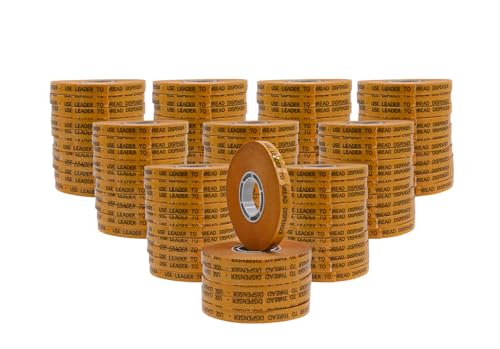 WOD General Purpose ATG Tape, 3/8 inch x 36 yds. (Set of 96 Rolls) Adhesive Transfer Tape Glider Refill Rolls Clear Adhesive on Gold Liner (Acid Free) RWATG20 - size: 3/8" - Pack of 96