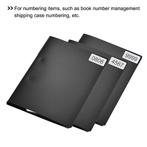 MECCANIXITY 2001 to 3000 Consecutive Number Stickers Inventory Label Black Numbers for Office Warehouse Numbering Classification - style: 2001 to 3000