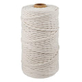 G2PLUS 3MM Cotton String,328 Feet Natural Beige Twine for Craft & Wrapping - color: Off White, size: 3mm x 100m