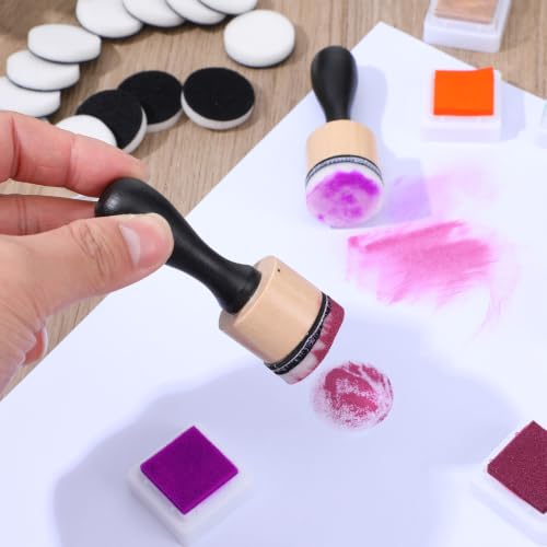 Ckhoid 66Pcs Mini Ink Blending Tool Set, 2 Mini Applicator Tools