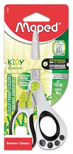 Maped - Koopy - Educational scissors - Black/white - 5 in - size: Set of 1
