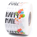Cute Happy Mail Stickers,Small Business Sticker for Mail Envelopes Shipping Package Packing 500 PCS