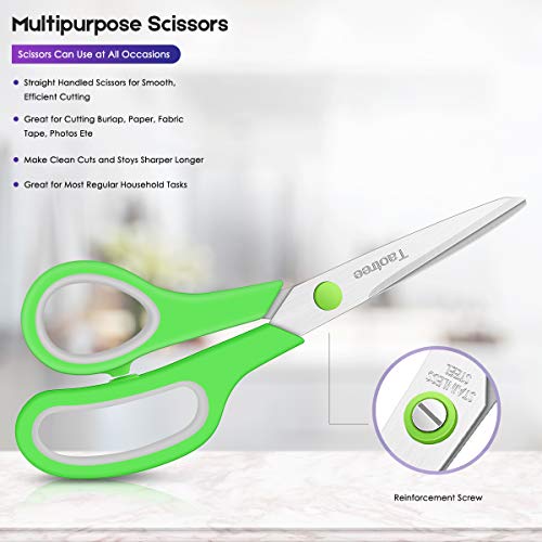 Scissors Bulk Set of 60-Pack, Taotree 8"Scissors All Purpose Heavy Duty - color: 60-pack Assorted