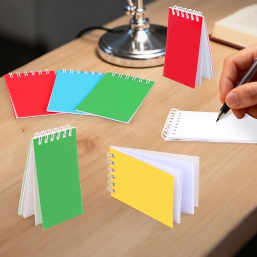Hooqict 24 Pack Pocket Notebook Small Spiral Notepad Pocket Notepads Mini Journal Notebooks Colorful Memo Pads for Kids, Nurse, Student, Office, Back to School Supplies, 3.9 x 2.4 Inch - style: Multicolor 7