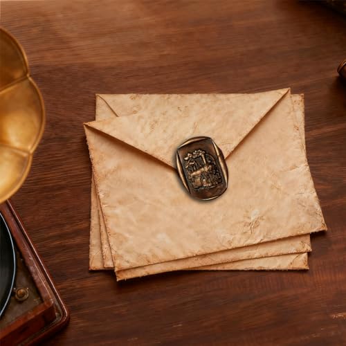 Mceal Wax Seal Stamp Head, 3D Embossed Relief for DIY Crafts, Wedding Invitations, Gift Wrapping,Steampunk Collection-Skull Steam Engine - style: Skull Steam Engine