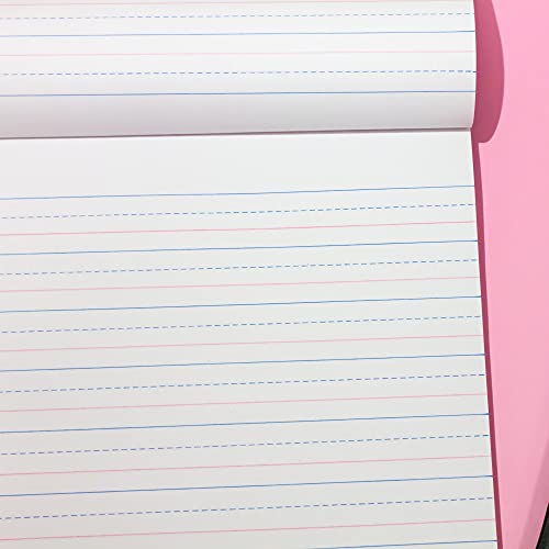 BAZIC Products Cursive Handwriting Pad – 10.5" X 8", Handwriting Paper, Kids Learning Practice Workbook, Writing Paper with Lines for Kids, Toddler, Kindergarten, 50 Sheets/Pack, 2-Pack