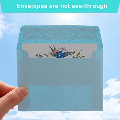 90 Pack Colored Envelopes, 3.625x5.125" A1 Card Envelopes - Printable Invitations for Weddings, Greeting Cards & Postcards - size: A1 (3.625" x 5.125")