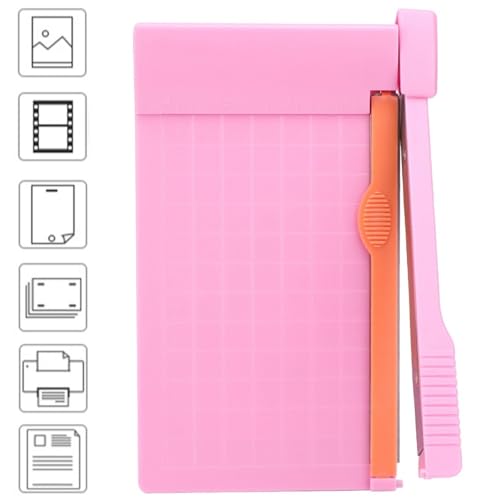 Mini Paper Cutter 160mm Cutting Width - Portable ID Photo Trimmer with Stainless Steel Blades for Home Office Photo Studio Use