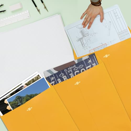 Goefun 100 Pack 14x18 inch Clasp Envelopes - size: 14x18
