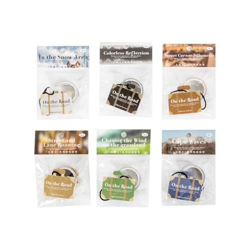 Alideco 6pcs Decorative Adhesive Tapes Fresh Literary Girl Botanical Flower Landscape PET Tape Great for Bullet Journal Supplies, Arts, Scrapbook, DIY Crafts, Planners (zailushang) - color: zailushang