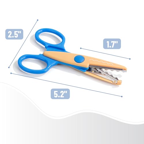 Mr. Pen- Craft Scissors Decorative Edge, 6 Pack, Spring Colors - color: Spring