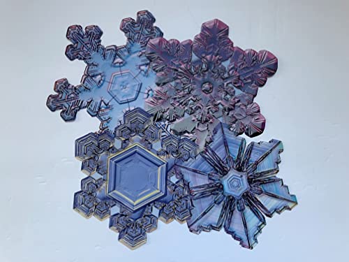 Parchment Paper Leaves for Cheese & Charcuterie Boards - Sisson Snowflakes, Pack of 20, Made in USA with French Parchment Paper. Rinse clean, dry, reuse. - color: Snowflakes