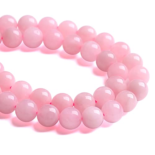 4MM 86PCS Natural Stone Brazilian Rose Quartz Crystal Beads for Jewelry Making DIY Bracelet - color: Brazil Rose Quartz, size: 4mm