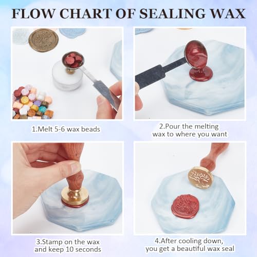 1pc Cat Wax Seal Stamps Vintage Star Moon Sealing Wax Stamps 25mm Removable Brass Head Stamp with Wooden Handle for Envelope Wedding Back to School Christmas Thanksgiving Gift Packing - style: Cat,Star,Moon