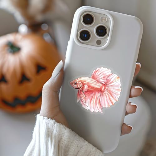 50Pcs Colorful Fish PET Stickers Set - style: Colorful Fish