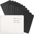 Lzerking Mini Pocket Notebooks Bulk 3.5 x 5.5 Inches 12 Pack Note Pads - color: 12 Black