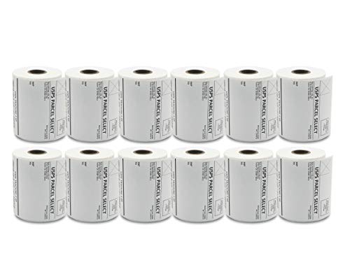 SIPA 4" x 6" Thermal Shipping Labels Compatible with Dymo Label Writer 4XL Label Printer. Water & Grease Resistant, Ultra Strong Adhesive, Perforated, BPA Free, 220 Labels/Roll (12 Rolls, 2640 Labels)