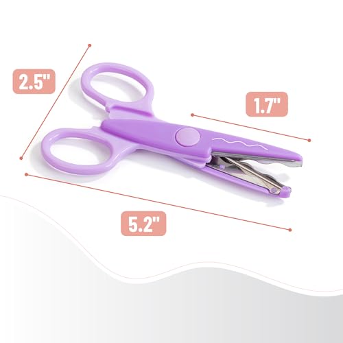 Mr. Pen- Craft Scissors Decorative Edge, 6 Pack, Candy - color: Candy