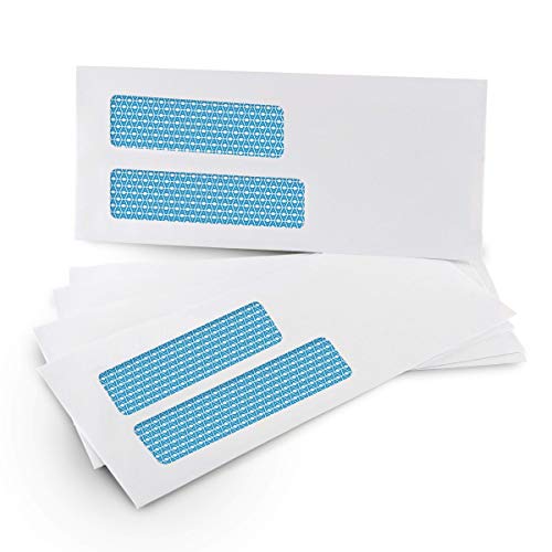 Aimoh #9 Envelopes Self Seal Flip Security Envelopes Double Window 500ct - color: Flip n Seal, size: 500 Count