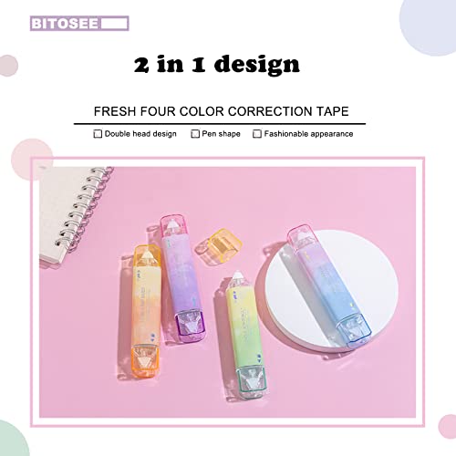 2 in 1 Correction Tape and Double Sided Tape Roller - style: BP-03