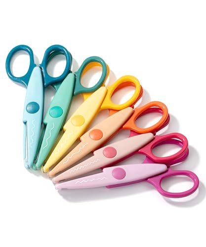 Mr. Pen- Craft Scissors Decorative Edge, 6 Pack, Sunny Meadows - color: Sunny Meadows