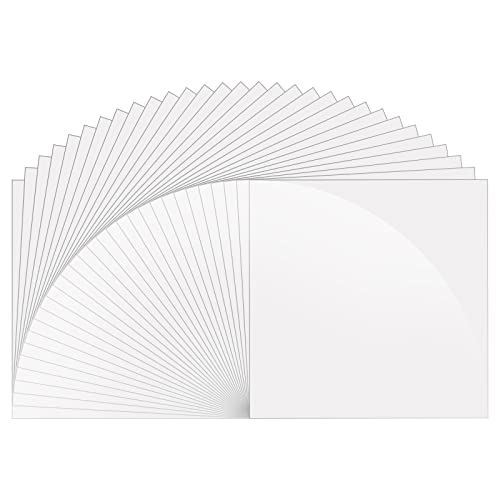 Glossy White Permanent Vinyl, (30 Pack, 12” x 12”) Permanent Vinyl Bundle for Silhouette, Cameo Cutters, Signs, Scrapbooking, Craft Die Cutters - color: 30 Pack Glossy White