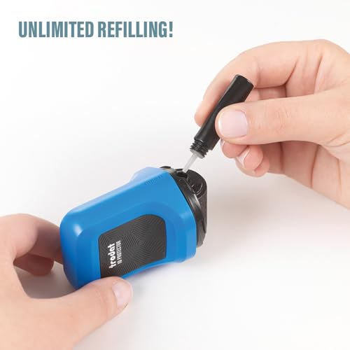 Trodat ID Protector Identity Theft Roller Stamp – incl. 3 Bonus Refill Inks