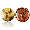Mceal Wax Seal Stamp Head, 3D Embossed Relief for DIY Crafts, Wedding Invitations, Gift Wrapping,Animal Pet & Beasts Collection Deer - style: Deer