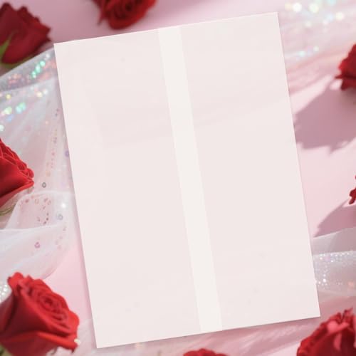 120 Pack Pre-Folded Vellum Jackets for 5.95x7.5 Invitations, Translucent Vellum Paper 5.95x7.5 Jackets, 100GSM Wedding Invitations Wraps, Envelope Liners for Birthdays, Baby Showers - color: 120Pcs, size: 5.95 x 7.5 inch