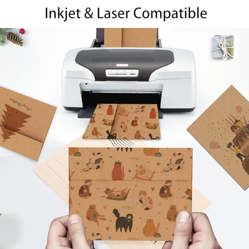 A2 Brown Kraft Envelopes Goefun 100 Pack, 4.375 x 5.75 - color: brown, size: A2