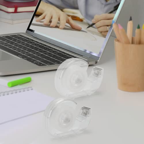 36 Pcs Transparent Tape with Dispenser, 0.7 in x 1000 in