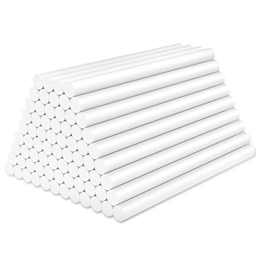 ENPOINT White Hot Glue Sticks Mini, 72 pcs 3.93 x 0.27 in Hot Melt Glue Adhesive EVA Sticks, White Mini Glue Sticks for Arts Crafts, DIY, Home General Repair, Holiday Gift Crafts, Bonding, Decoration - color: White, size: 0.27x4 inch/72 Pack