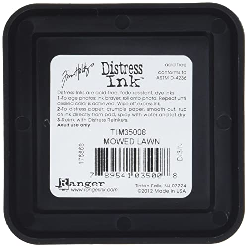 Ranger TIM35008 Tim Holtz Distressed Ink Pad, Mowed Lawn Green, by The Yard